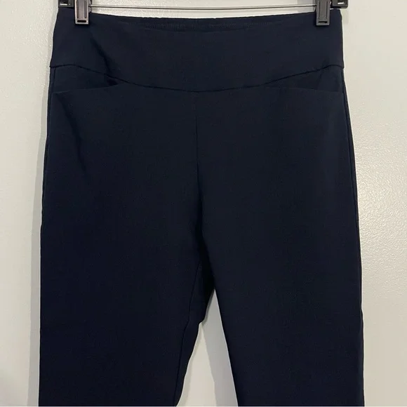 J. McLaughlin Winter Navy Slim cropped Pants Size 2 - Picture 5 of 13